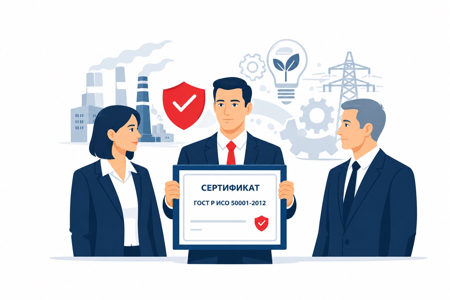 Оформление сертификата ГОСТ Р ИСО 50001-2012 в Крымске и по всему Крымскому району Краснодарского края