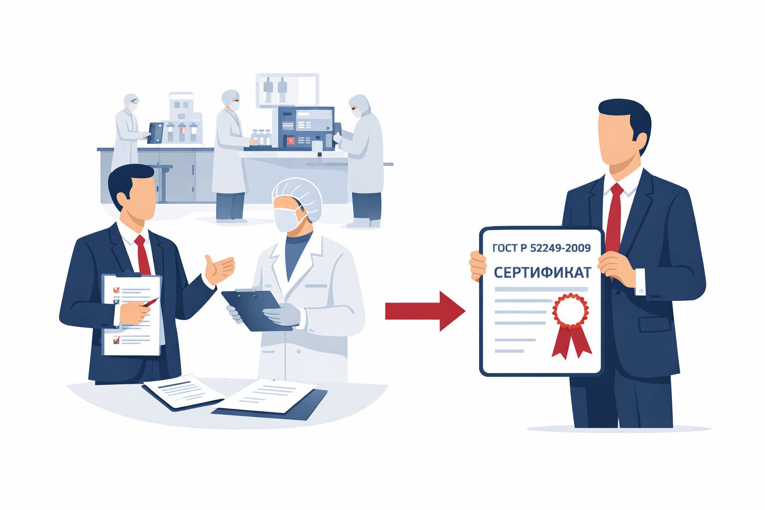 Процедура сертификации ГОСТ Р 52249-2009 в Крымске